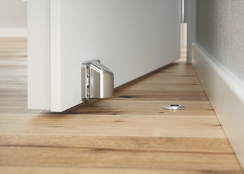 Floor mounted door stop, magnetic, fire resistance