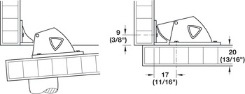 Magnetic lock system for doors, whatlock®