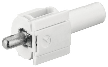 Shelf connector, SP 15/8/5 with spring system, for wooden shelves