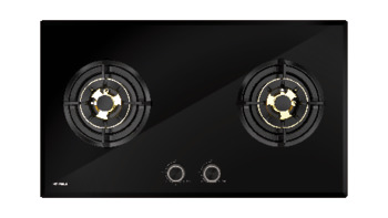 Built-in Gas Hobs, 2 Full Brass Burners, 78 cm